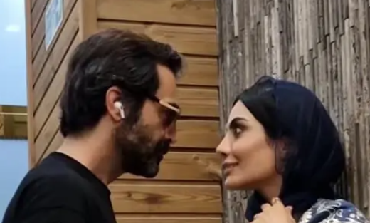 فیلم حرکات عجیب و منشوری رضا اخلاقی راد با صحرا اسدالهی در مراسم اکران «پاکول» - تصویر شاخص