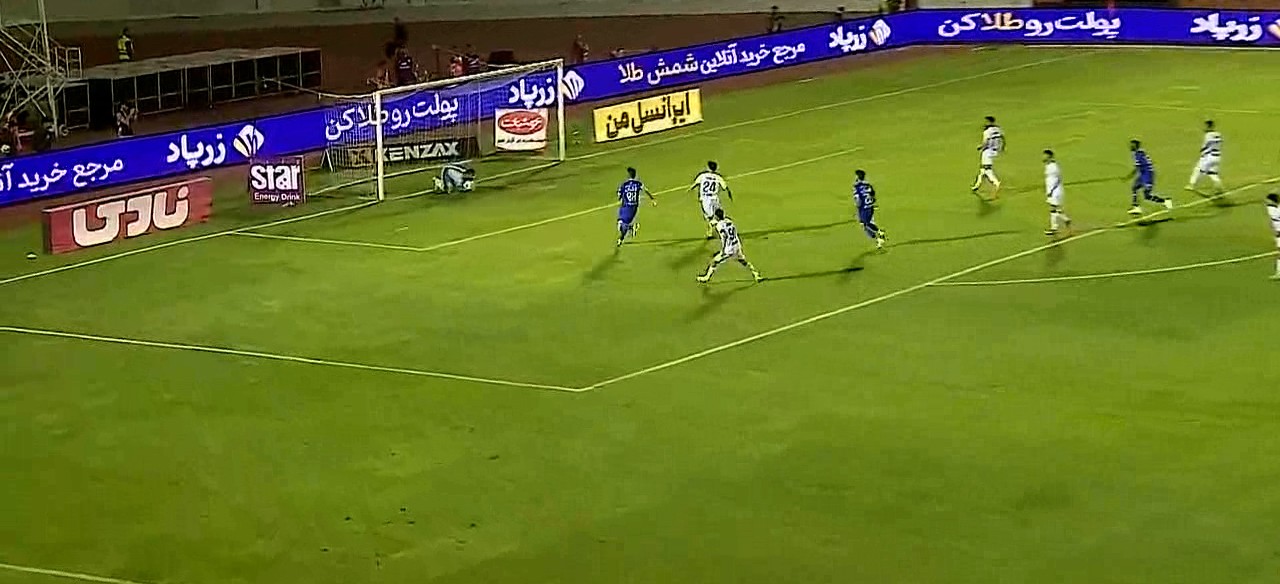 موقعیت گل برای استقلال
