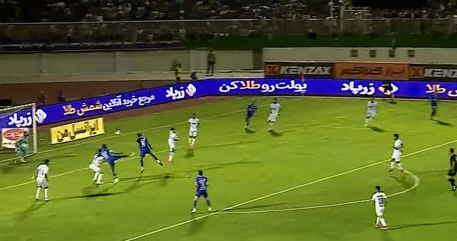 موقعیت گل رامین رضاییان