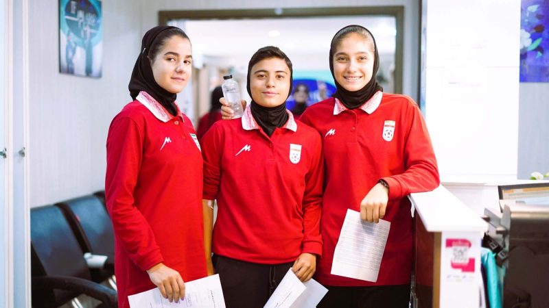 انجام تستهای پزشکی تیم ملی فوتبال جوانان دختر برای قهرمانی آسیا