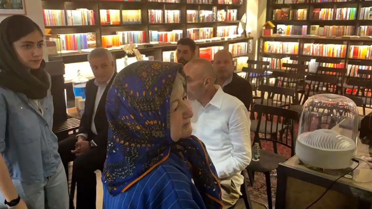 حضور فریده نوروزی، معروف به مادربزرگ استقلالی در مراسم کتاب آبی آنتیک - تصویر شاخص
