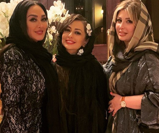 عکس/ استایل دیدنی نفیسه روشن با مانتو مزونی و گرانش
