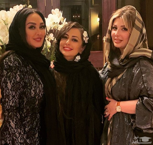 الهام حمیدی و نفیسه روشن