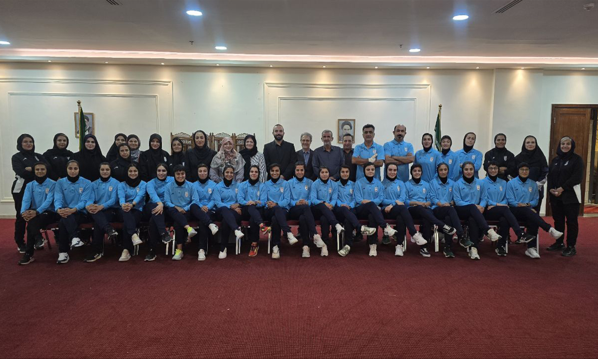 سفیر ایران در امان میزبان تیم ملی فوتبال بانوان ایران شد - تصویر شاخص