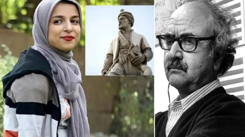 عکس/ استاد شفیعی کدکنی زینب موسوی بلاگر مشهور را شست و پهن کرد