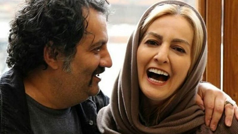 تصویری خاص و زیر خاکی از مهراب قاسمخانی و شقایق دهقان در پشتصحنه یک سریال