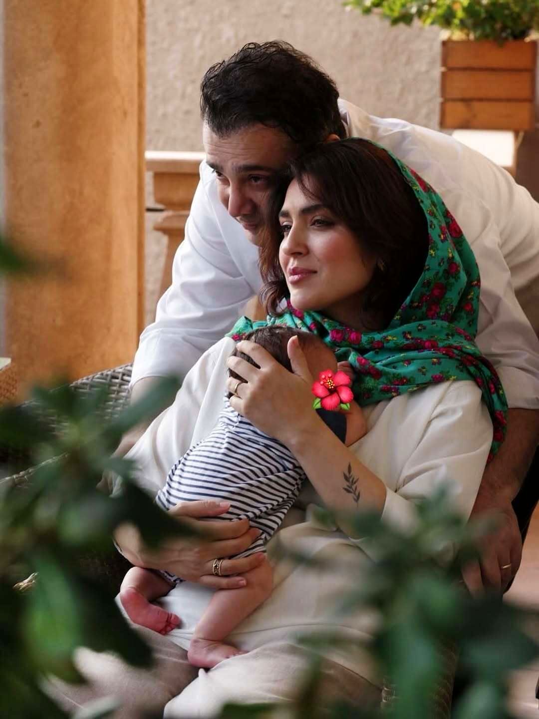 مونا کرمی و سپند امیرسلیمانی از حس پدر و مادر شدن میگویند (عکس)
