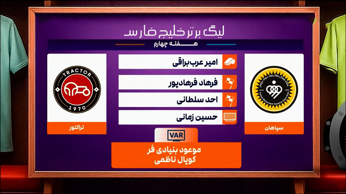 کارشناسی داوری دیدار سپاهان – تراکتور - تصویر شاخص