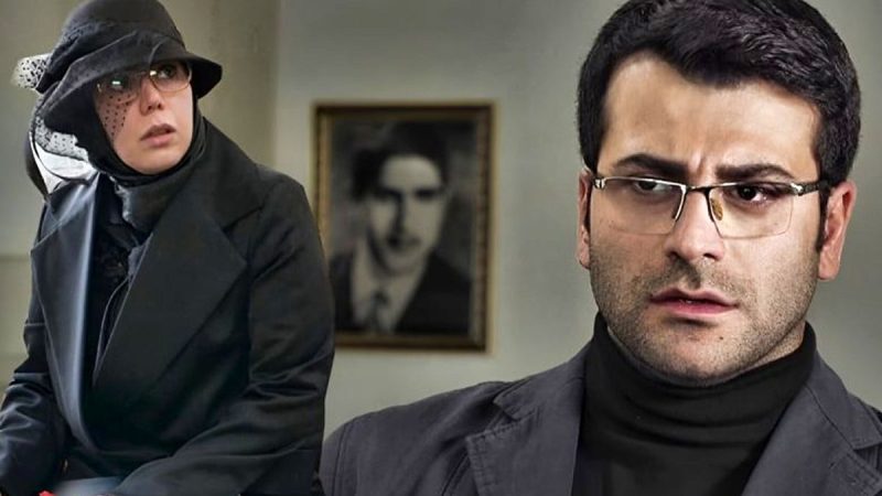 سفر در زمان ؛ عکس یادگاری «مژگان و جواد جوادی» در پشتصحنه «بچه مهندس3»