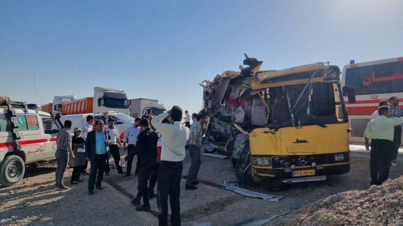 اسامی فوتیهای حادثه اتوبوس حامل دانشجویان در سمنان را بشناسید