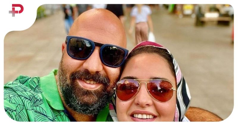 بوسه خاص علی اوجی به مادرزن جوانش+ بیوگرافی فرح خیری