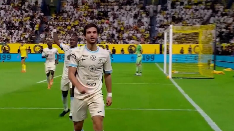 گل دوم الاتحاد به النصر حسام عوار - تصویر شاخص