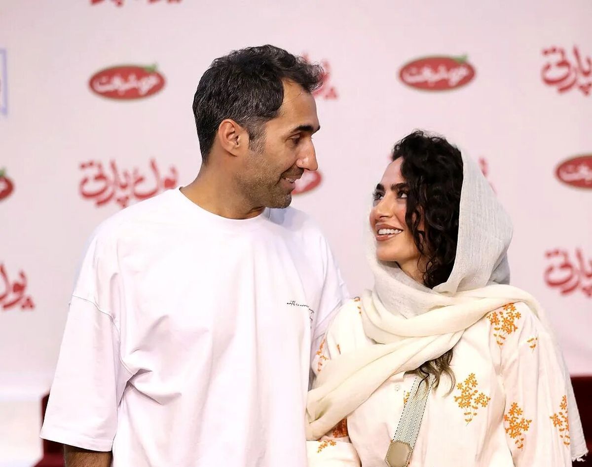 عکس| استایلجذاب سمانه پاکدل و هادی کاظمی در اکران فیلم «آقای زالو» درخشید - تصویر شاخص