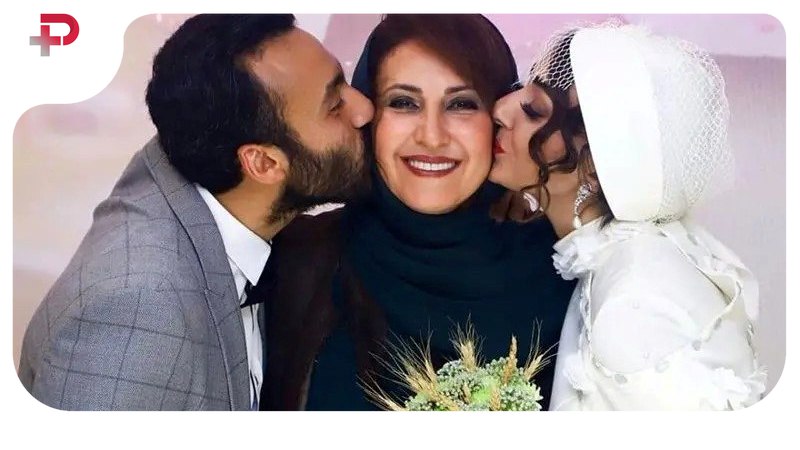عکس خانوادگی عروس چشم رنگی فاطمه گودرزی؛ نوه خانم بازیگر چقدر بامزس - تصویر شاخص