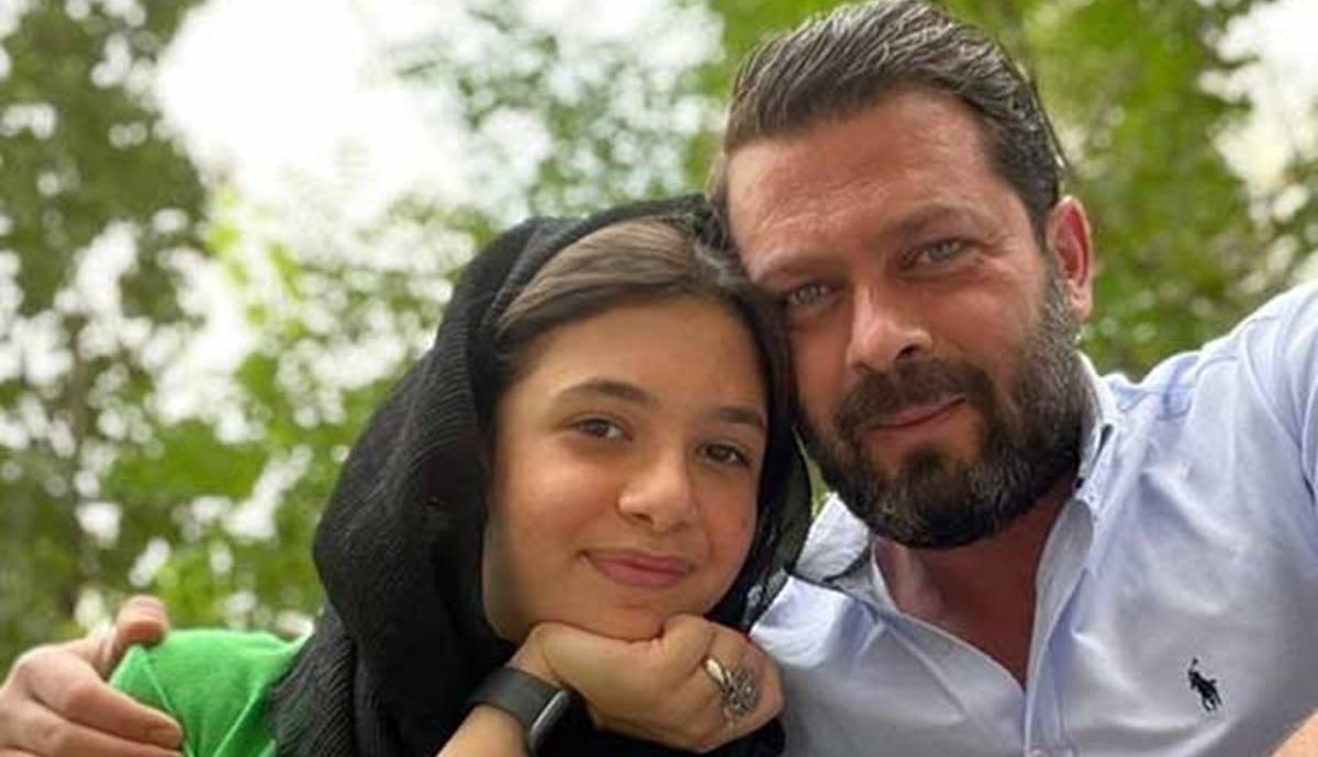 عکس| قاب احساسی پدر و دختری پژمان بازغی و نفس؛ چقدر این پدر و دختر زیبا هستند - تصویر شاخص