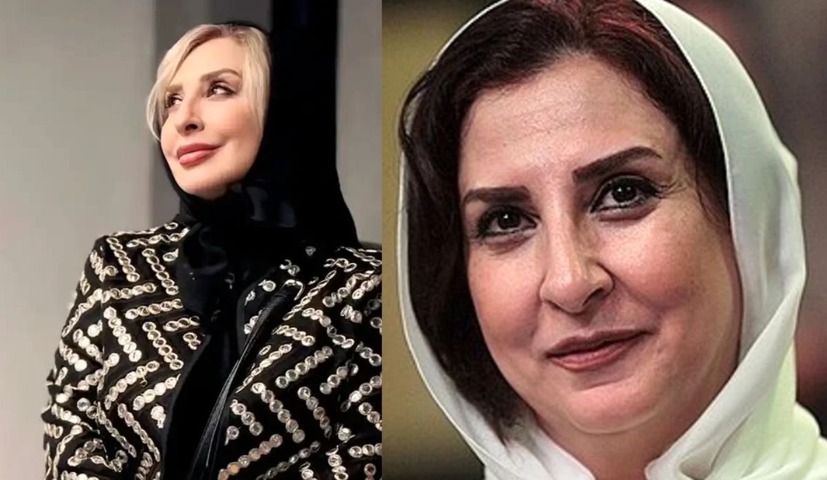 عکس| استایل جذاب مرجانه گلچین با کت سبز و روسری گل گلی در سن ۵۴ سالگی - تصویر شاخص