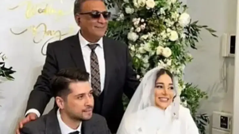 تصاویر| جشن عروسی مجلل عرفان اکبری؛ پدر بازیگرش چقدر عروس دوست است