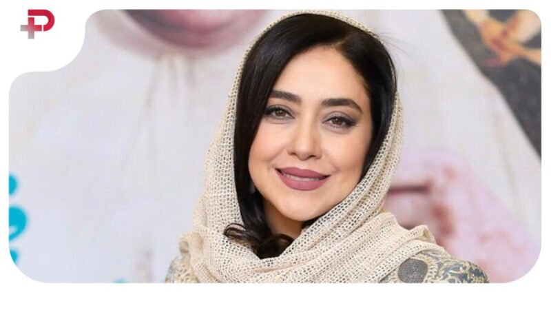 بهاره کیانافشار با لباس مردانه راه راه؛ خانم بازیگر چه لبخند زیبایی داره!