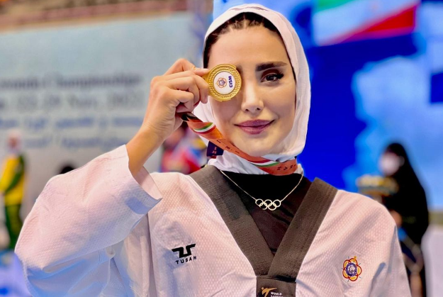 بیوگرافی و حواشی زندگی شهربانو دامغانی نژاد دختر تکواندوکار ایرانی و همسرش