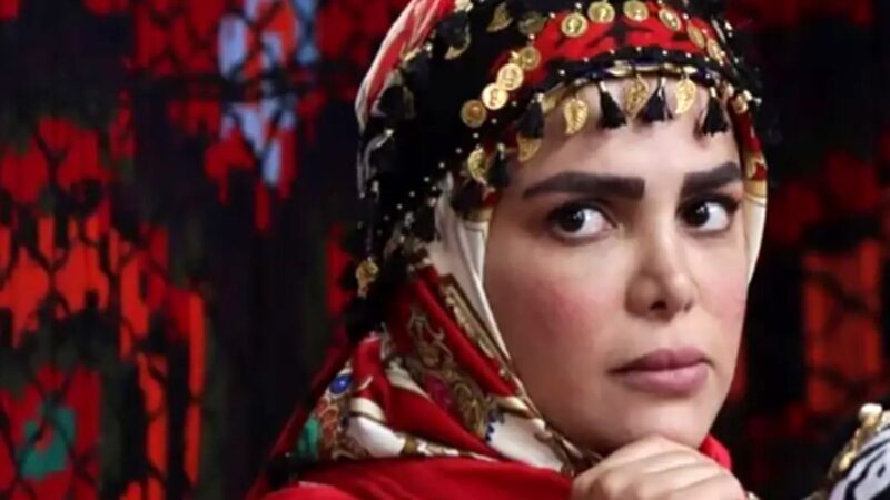 تیپ و استایل هنری راضیه دهقان/ نازار سریال نونخ در شب تولدش چه زیبا شده بود