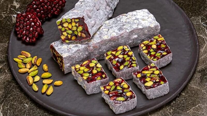 طرز تهیه لوکوم انار، یلداییترین شیرینی ترکی