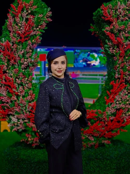 استایل کریسمسی شبنم قلیخانی