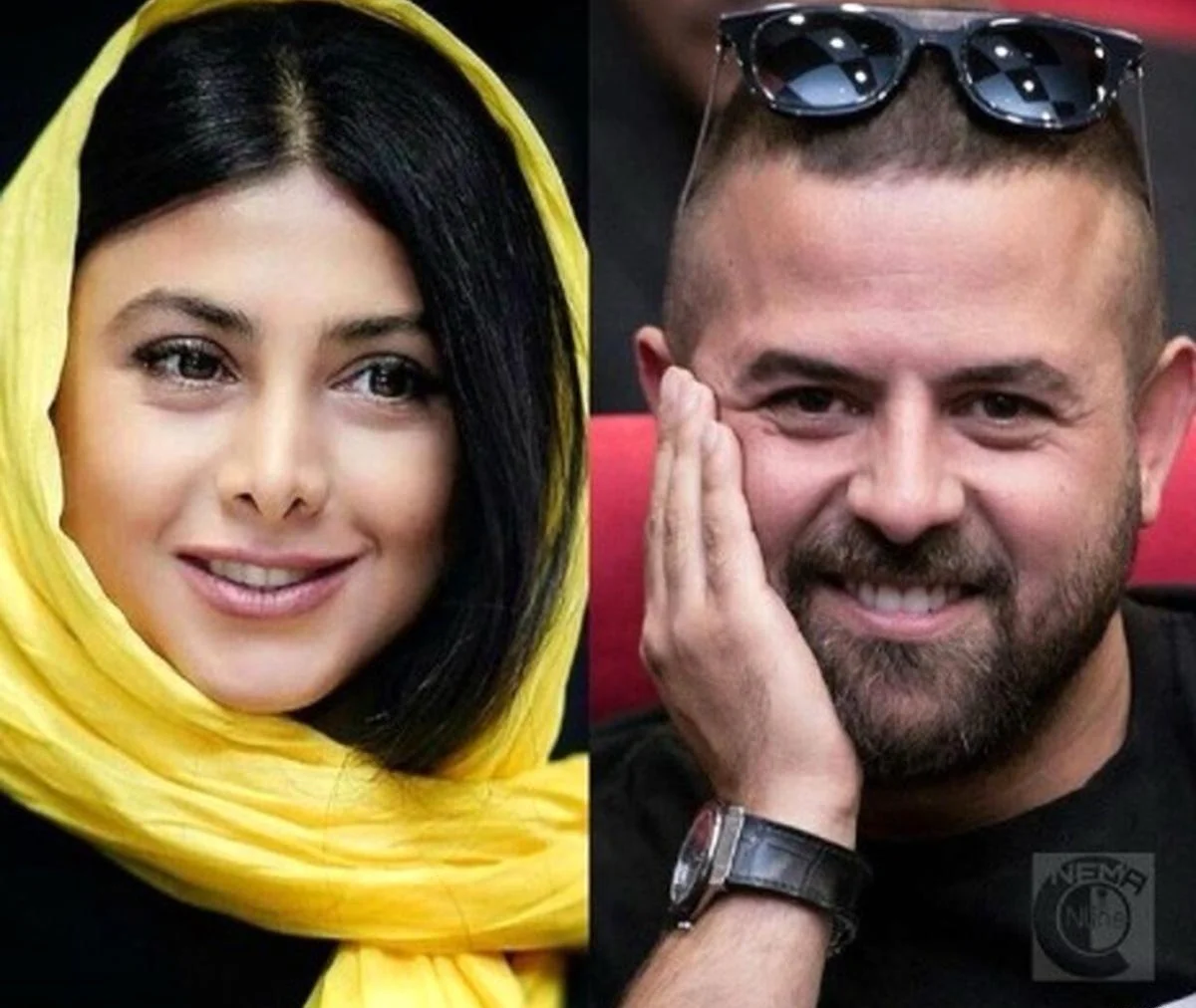 هومن سیدی و آزاده صمدی