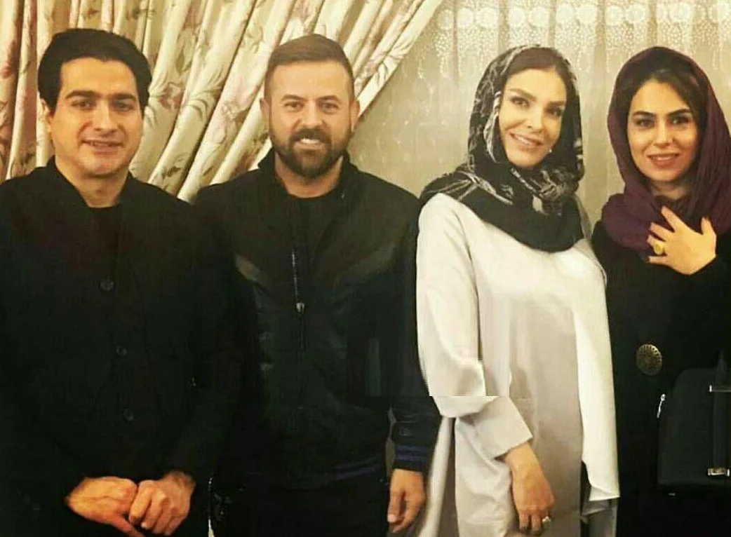 هومن سیدی و همسرش