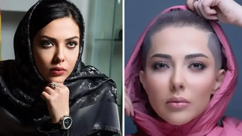 عکس| سفر در زمان ؛ تغییر چهره لیلا اوتادی؛ خانم بازیگر بعد از 21 سال
