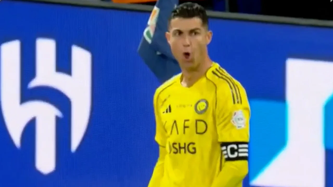 گل اول النصر به الهلال کریستیانو رونالدو - تصویر شاخص