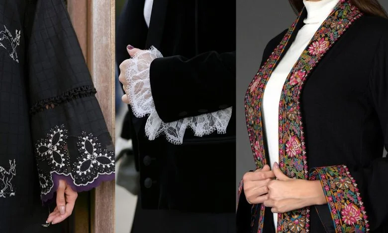 خرج کار لباس چیست؟ راهنمای انتخاب تزیینات خاص برای مانتوی نوروزی شما! - تصویر شاخص