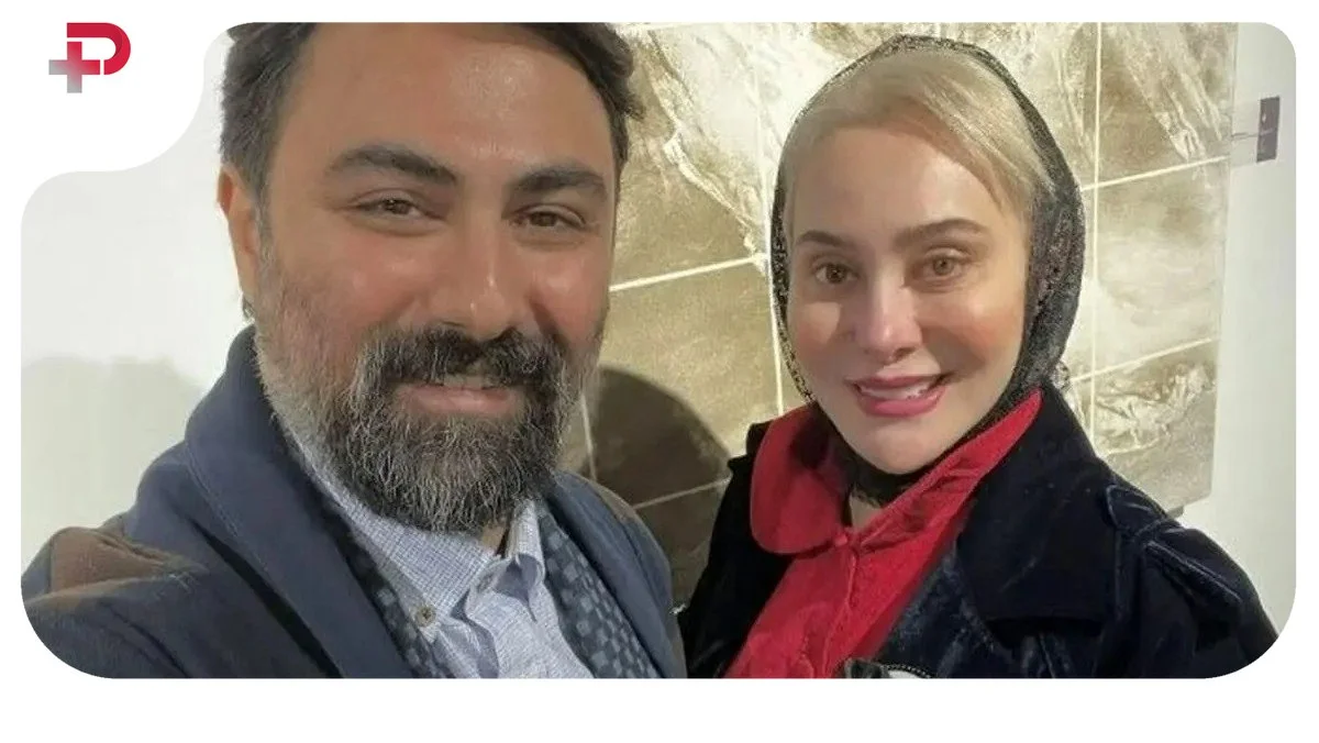 عکس| تبریک تولد عاشقانه بابک انصاری به تازه عروسش آرام جعفری - تصویر شاخص