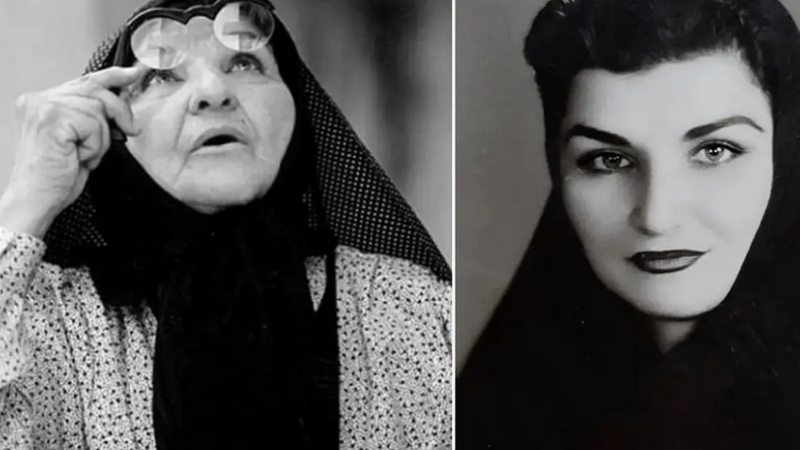 عکس| پروین سلیمانی 62 ساله در پشت صحنه دومین فیلم بعد از انقلاب!