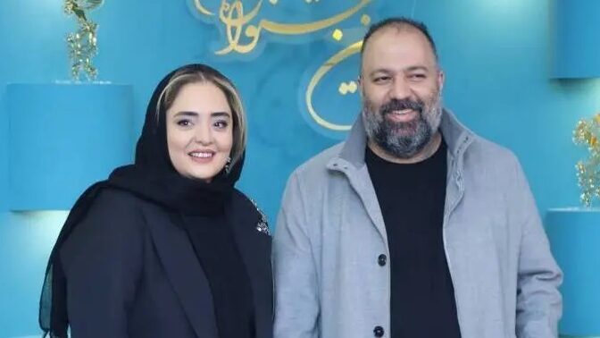آلبوم دامادی علی اوجی با کراوات قرمز و ریش؛ نرگس محمدی چه شوهر خوشتیپی داره - تصویر شاخص