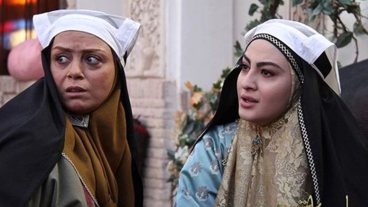 سفر در زمان| «فخرالزمان و مهرالنسا» سر میز غذا در پشتصحنه «بانوی عمارت»