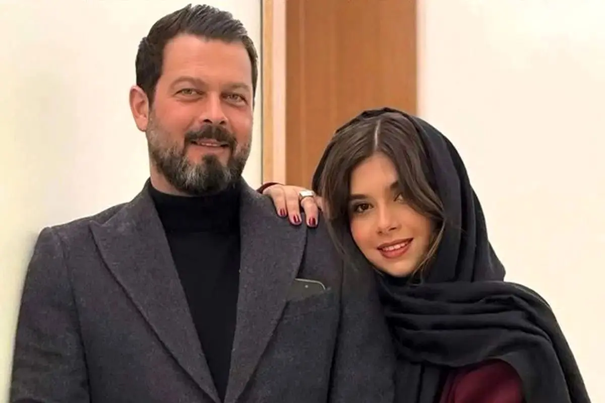 عکس| سفر به گذشته با عکس نادر و متفاوت نفس بازغی در آغوش پدرش! - تصویر شاخص
