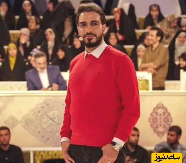 حامد شاکرنژاد، از همسر جوانش رونمایی کرد / داور برنامه محفل کنار زنش