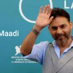 پیمان معادی در ورزشگاه لس‌آنجلس/ چهره اقای بازیگر در شب تساوی ایران مقابل بلژیک