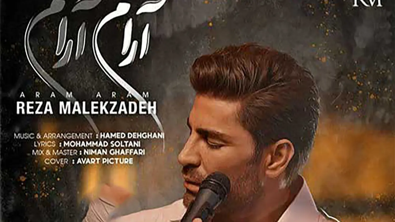 دانلود آهنگ رضا ملک زاده/ ترانه آرام آرام به قلبم چه نشستی - تصویر شاخص