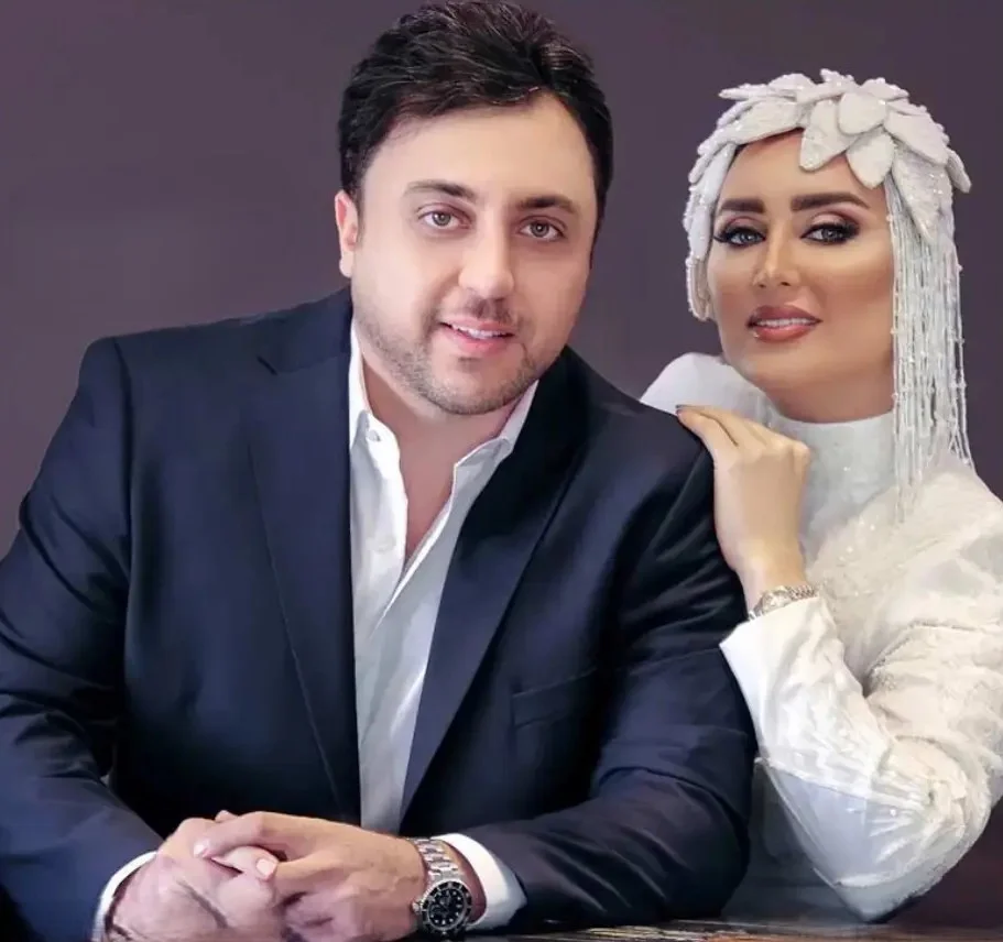 عکس سولماز حصاری با همسرش