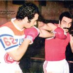 اعظم طالقانی همراه بنی‌صدر، سعید راد / ورزشگاه آزادی، دهه ۵۰