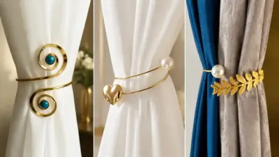 15 مدل نگهدارنده شیک پرده برای پذیرایی خانه‌ + عکس‌ها