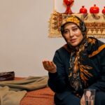 بازیگران در مسجد خوابیدن / نفس بازغی، فاطیما بهارمست و آشا محرابی در پشت صحنه سریال