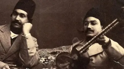 سفر به عصر قاجار؛ دستۀ مطرب‌ها پای بساط کباب