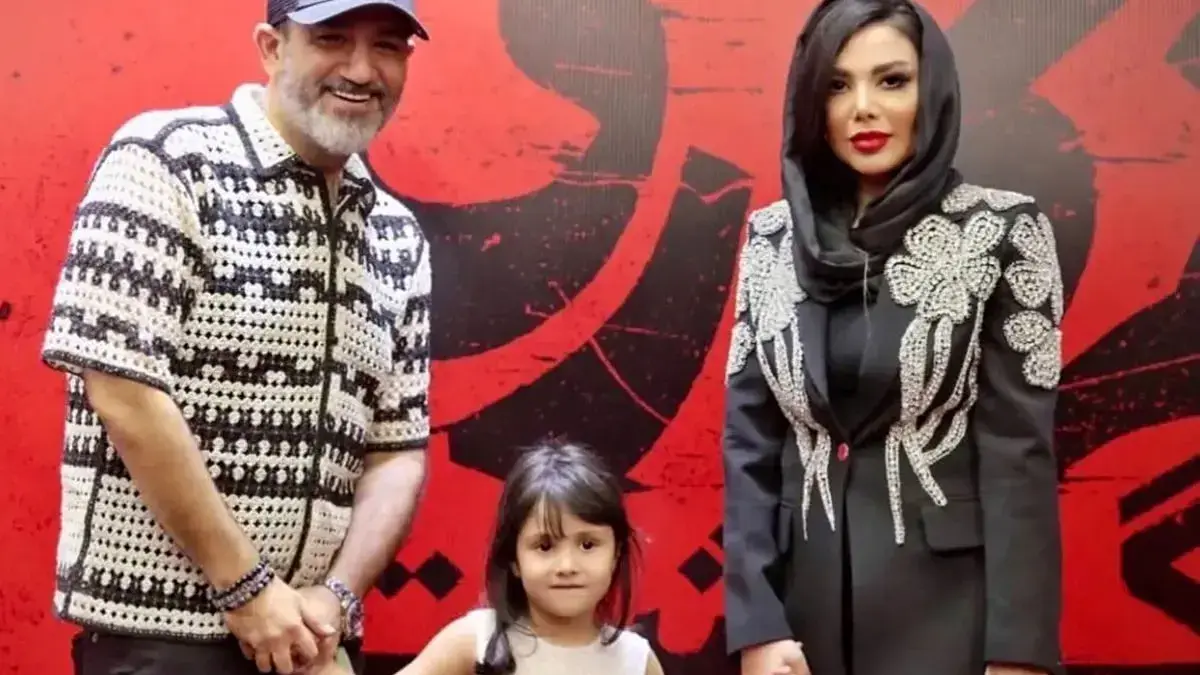 عکس| دختر مهران غفوریان در آغوش هادی حجازی‌فر