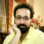 عکس| مرحوم فرزاد جمشیدی در کنار چهره های مشهور ایران